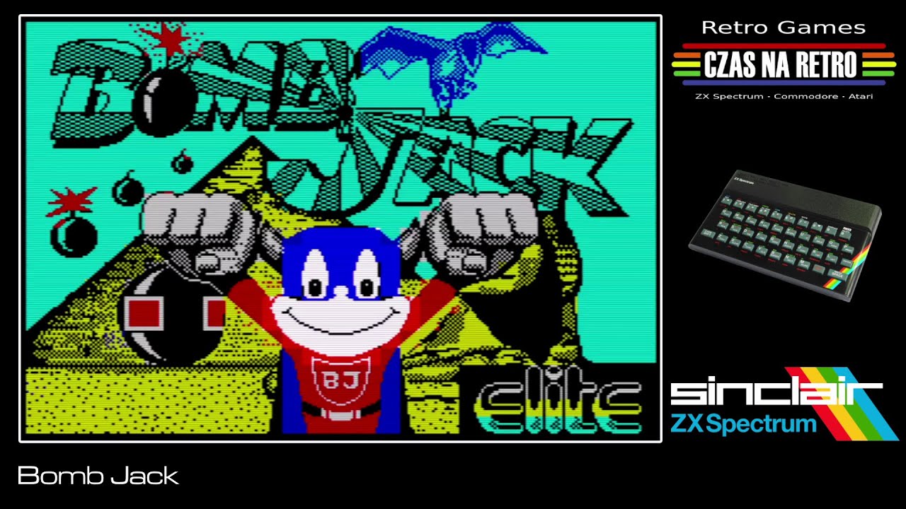 B.I.B.✴︎Insanely Rare✴︎極上 スムース Bomb Bomb Jack (1985) - ZX Spectrum - YouTube