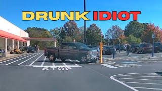 DRUNK DRIVER NEARLY HITS PEDESTRIAN AT HOME DEPOT - DASHCAM FAILS COMPILATION