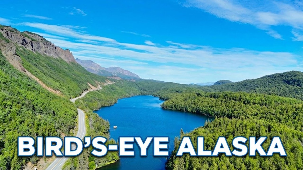 Matanuska Valley from Above | Alaska Aerial Views in 4K | Matanuska River & Long Lake