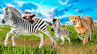SAVANNAH LIFE of a ZEBRA in ROBLOX