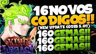 TODOS OS NOVOS CODIGOS *SECRETOS NOVEMBRO* no KING LEGACY UPDATE 4! (king  piece codes) ROBLOX! 