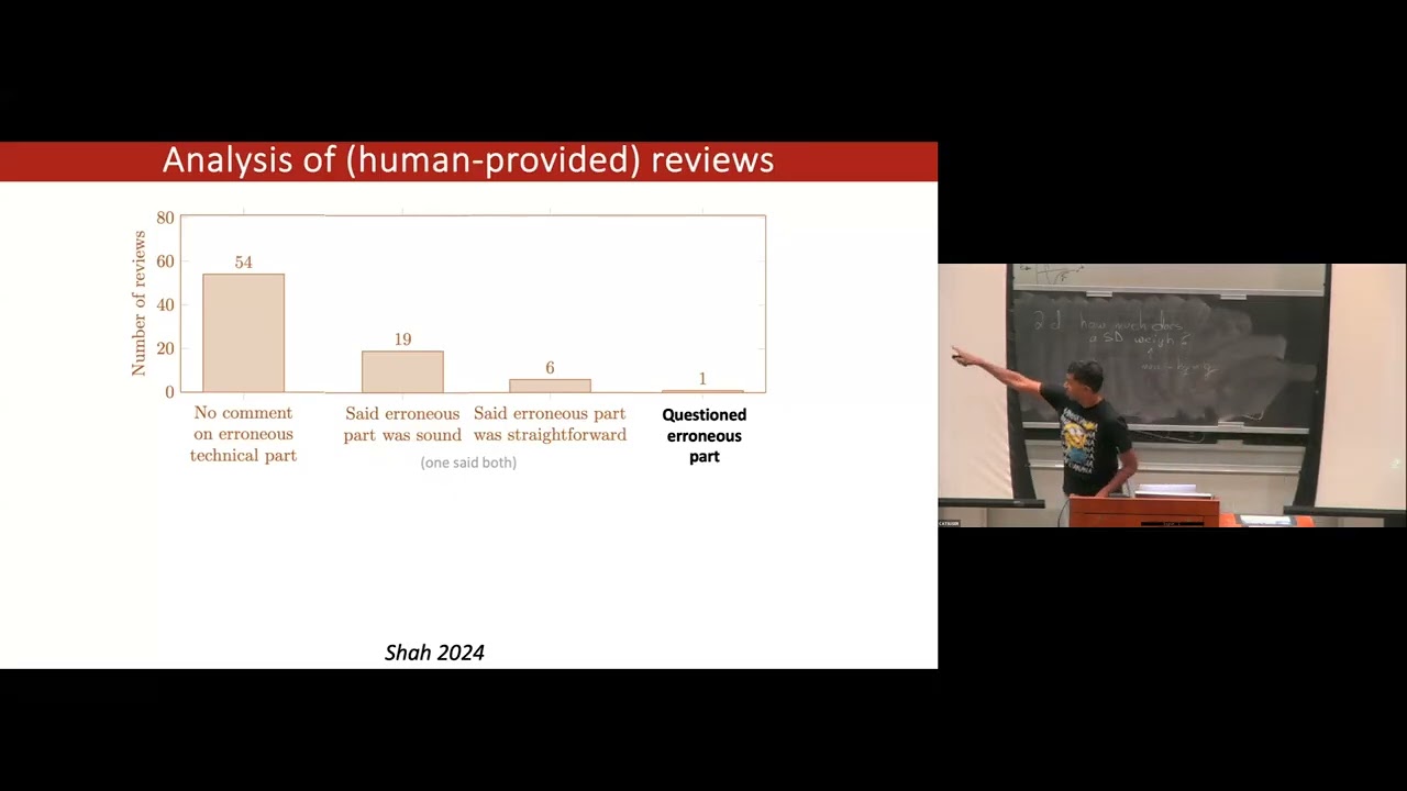 LLMs in Science: The Good, The Bad and The Ugly - Nihar Shah