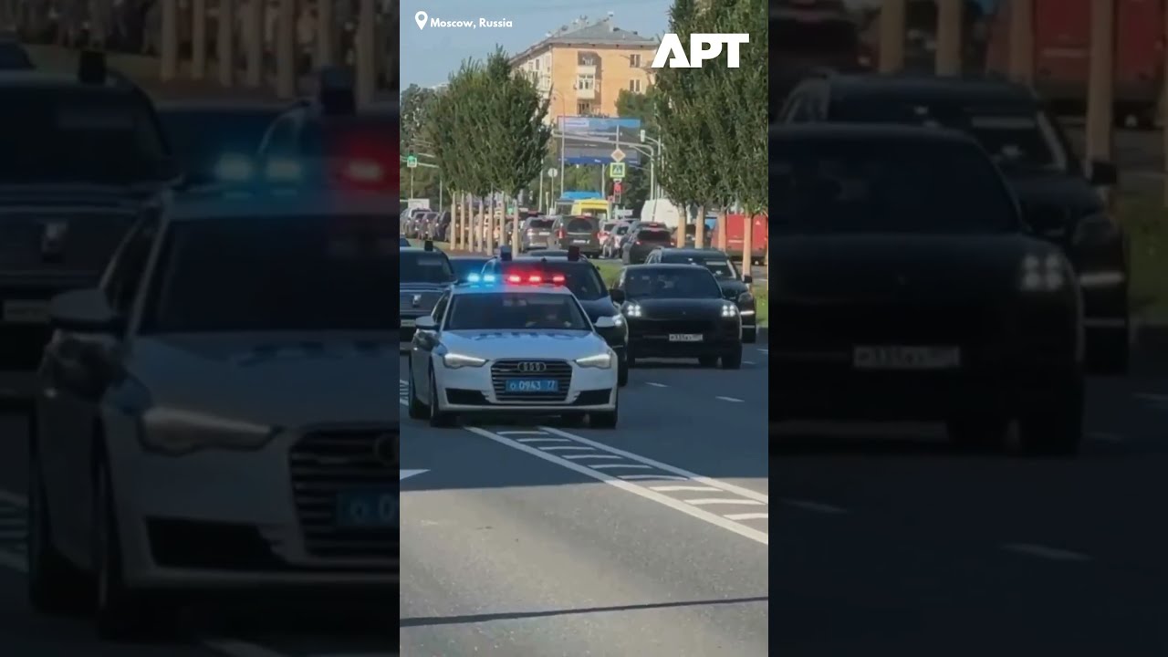 Caught On Camera US Envoy Witkoff S Alleged Convoy Rolls Through Moscow APT