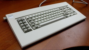 IBM 5291 Model F "Bigfoot" keyboard review (capacitive buckling springs)