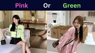 What would you rather? [ pink or green edition]