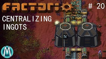 [Factorio 1.1 4K] Angel/Bobs Ep 20: Centralizing Ingots (Tutorial/Walkthrough)
