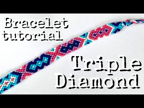 Rainbow Diamond Friendship Bracelet Trim 9/16