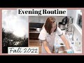 Fall evening routine 2022  relaxing and productive homemaking habits to end the day well