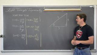 Right Triangle Trigonometry Part 1: Finding Missing Sides