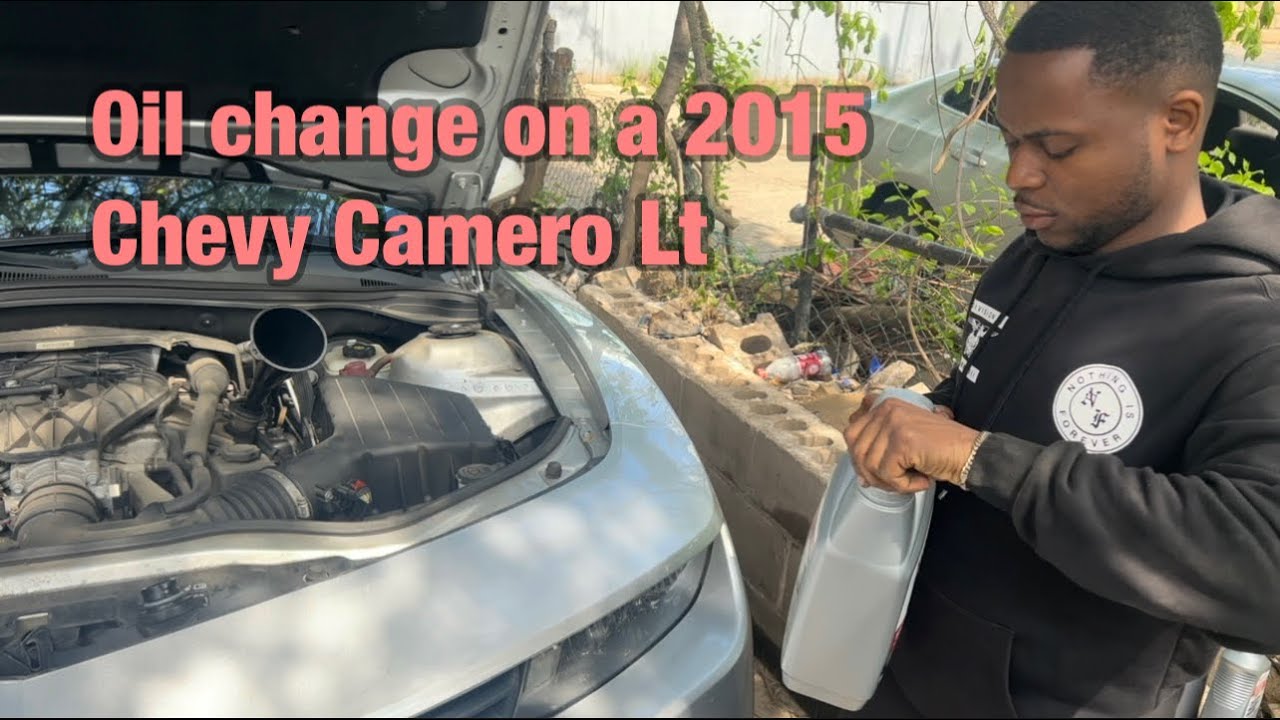 How to change a 2015-2023 Chevy Camaro LT oil and filter - YouTube