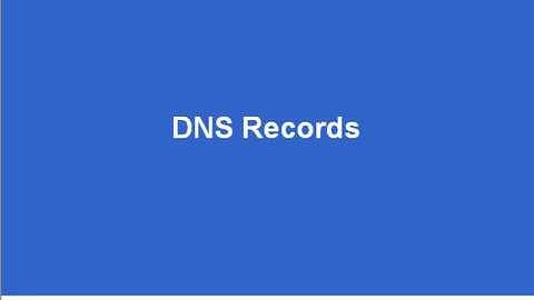 Win2003   DNS Records