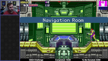 Metroid Fusion 100% Part 2 - 2024 Challenge