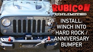 Install: Winch Into Hard Rock / Anniversary Wrangler Bumper