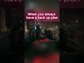 When you always have a backup plan #fyp #gaming #viral #shorts #batman #viralvideo #subscribe #views