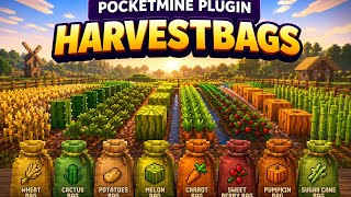 INFINITE Crop Storage For PocketMine Server - HarvestBags Plugin | PM5