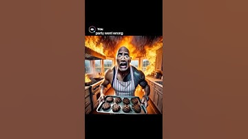 Dwayne Has Some Bad Luck! 😨  (AI Edition) #chatgpt #shorts #aiart