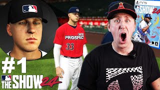 I'M BLOWN AWAY BY MLB THE SHOW 24 | MLB The Show 24 | Road to the Show #1