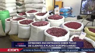 Opiniones encontradas sobre flujo de clientes a plazas agropecuarias