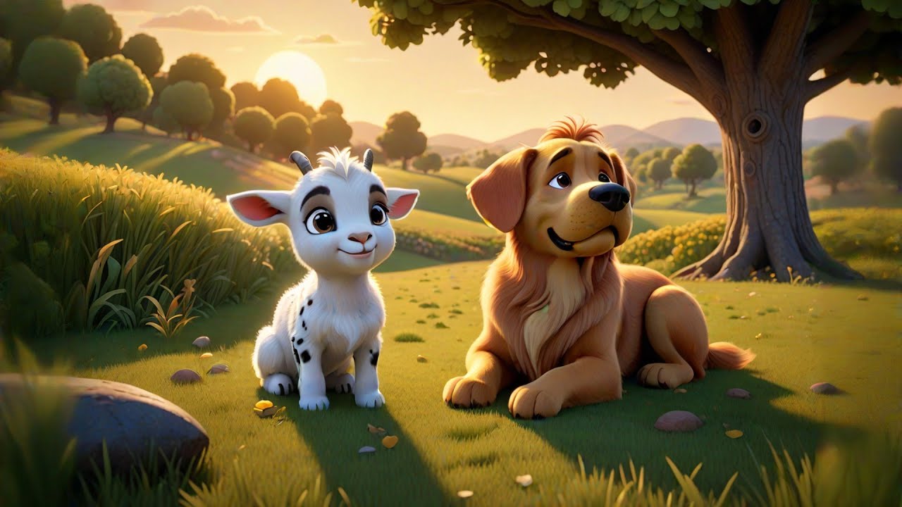 Dog, Owl & Baby Goat | Animal Sounds Song for Kids | Fun Learning Nursery Rhymes