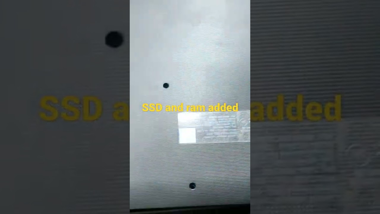 SSD and ram added laptop | laptop opening | 