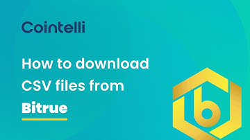 Bitrue Tax Reporting: How to Get CSV Files from Bitrue