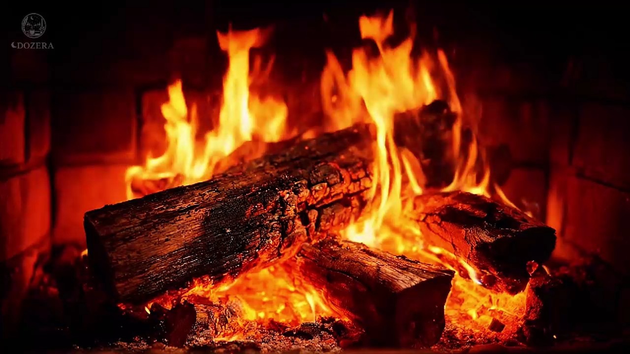 Best Cozy Fireplace – 12 HOURS of Crackling Fire Sounds| Ultimate Fireplace Ambience for Relaxation