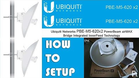 How to Configure Ubiquiti Power Beam PBE-5AC-620 Point to Point Link | Bridge Mode Explained