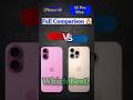 iPhone 16 Vs 16 Pro Max 🔥 which One is best ?? #shorts #iphone16 #16promax