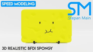 Speed Modeling - 3D Realistic BFDI Spongy in Blender