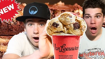 NEW ICE CREAM REVIEW! Brown Sugar Cookie Dough... WITH BROWNIES! From Van Leeuwen