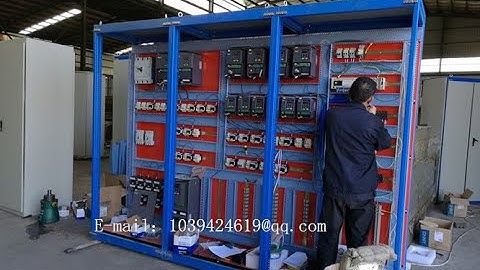 Electrical control system for the particle board/MDF/OSB production line