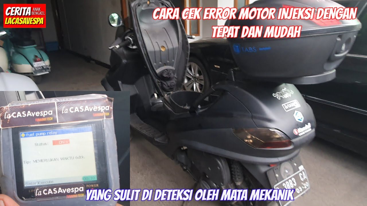 Cara mengatasi masalah vespa matic / piaggio dengan tepat dan mudah