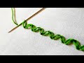 Class  124 zigzag cable chain stitch