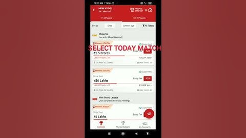 vision11 today private contest code | ipl today match free entry code #trending