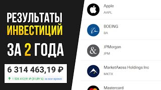 📊 Результаты инвестиций в акции за 2 года. Пассивный доход.