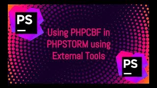 Using PHPCBF in PHPSTORM using External Tools