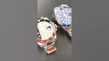 Rolex GMT Master Rootbeer And Rolex Submariner Bluesy 
