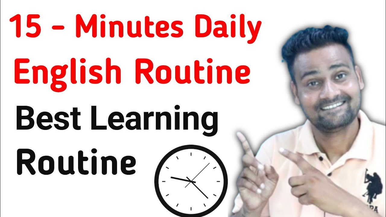 How To Create an English Study Routine to Learn English Fast - YouTube