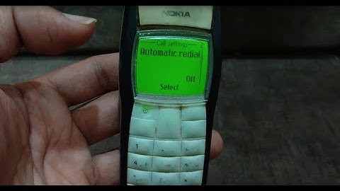 how to turn off automatic redial in nokia 1100 mobile