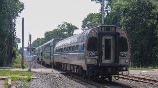 LIRR: Amtrak Feasibility Test Train Along the Montauk Branch w/ AMTK 10002