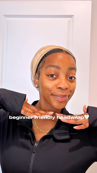 beginner friendly headwrap🤍