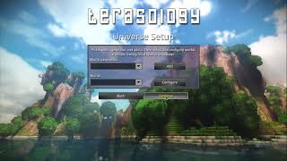 Terasology - New Create Game work flow