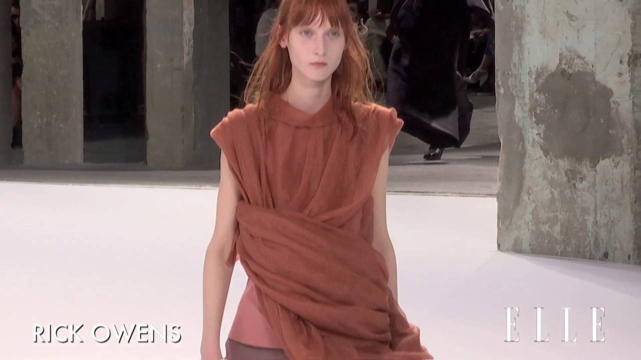 Rick Owens SS17 Paris collection - YouTube