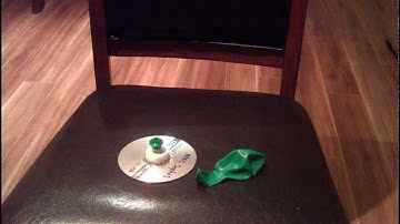 How To Make A Balloon Powered CD Hovercraft