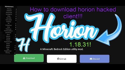 How to use horion hacked client 1.19.51! (easy) (DOWNLOAD) 1.19.51!