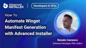 How to Automate Winget Manifest Generation with Advanced Installer
