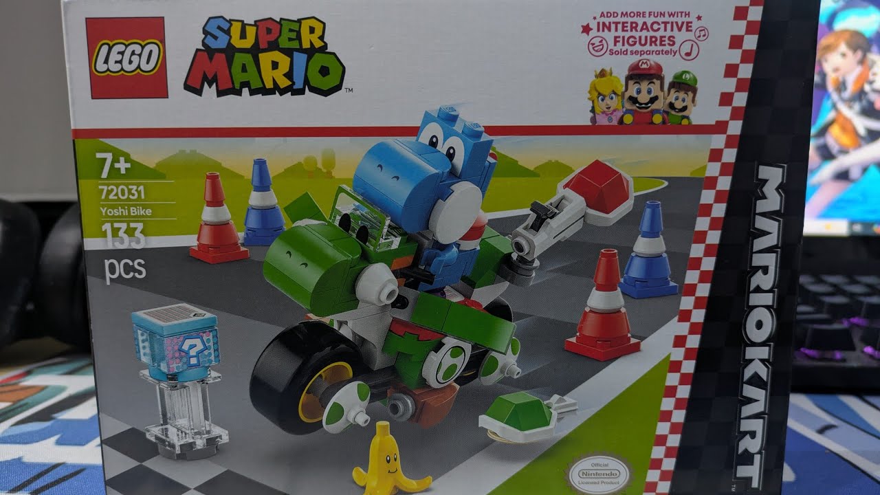 Lego Yoshi Bike Mario kart Review!!! (Set 72031) - YouTube