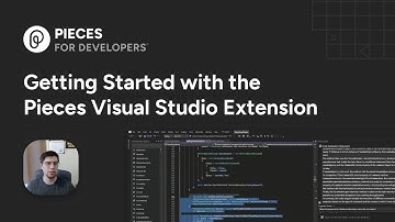 Getting Started with the Pieces for Developers Visual Studio Extension
