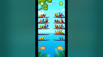 Bird Sort Puzzle Level 70 Gameplay Android IOS