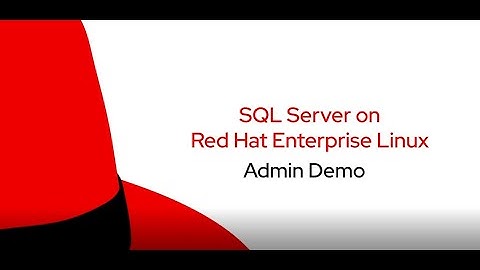 Microsoft SQL Server Management Studio on Red Hat Enterprise Linux